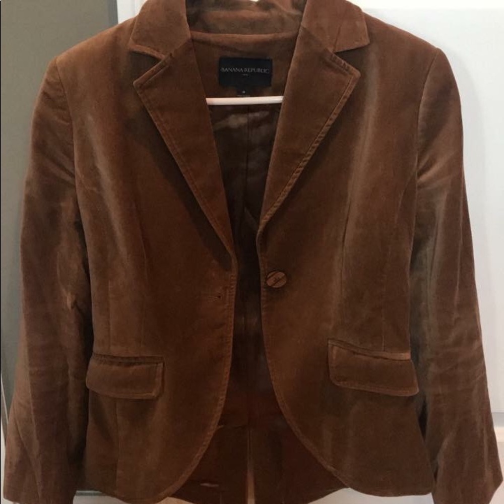 Banana Republic Velvet Blazer